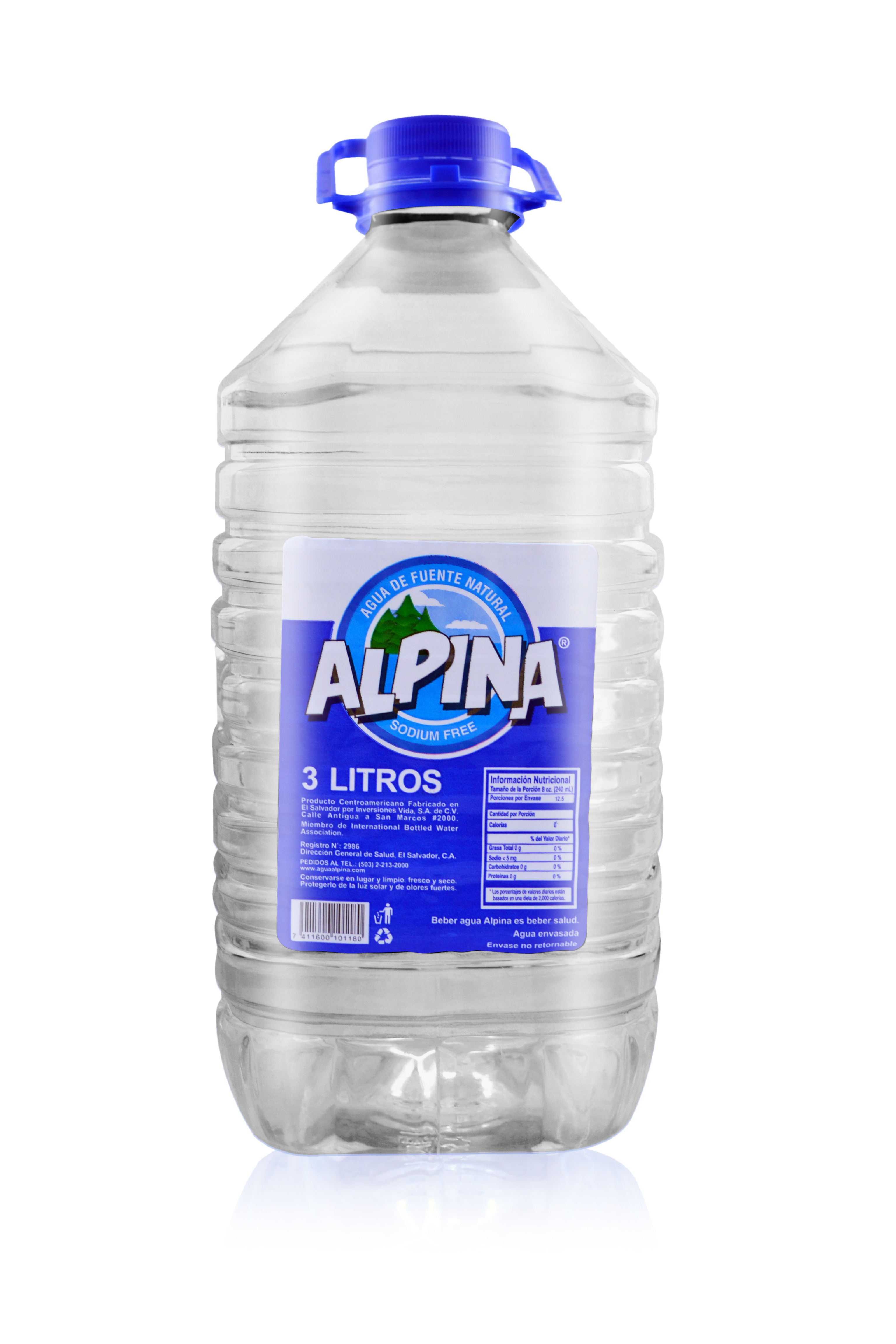 Agua Alpina el salvador agua embotellada agua alpina agua-alpina agua-embotellada 3 Litros Clásico 3-litros-clasico