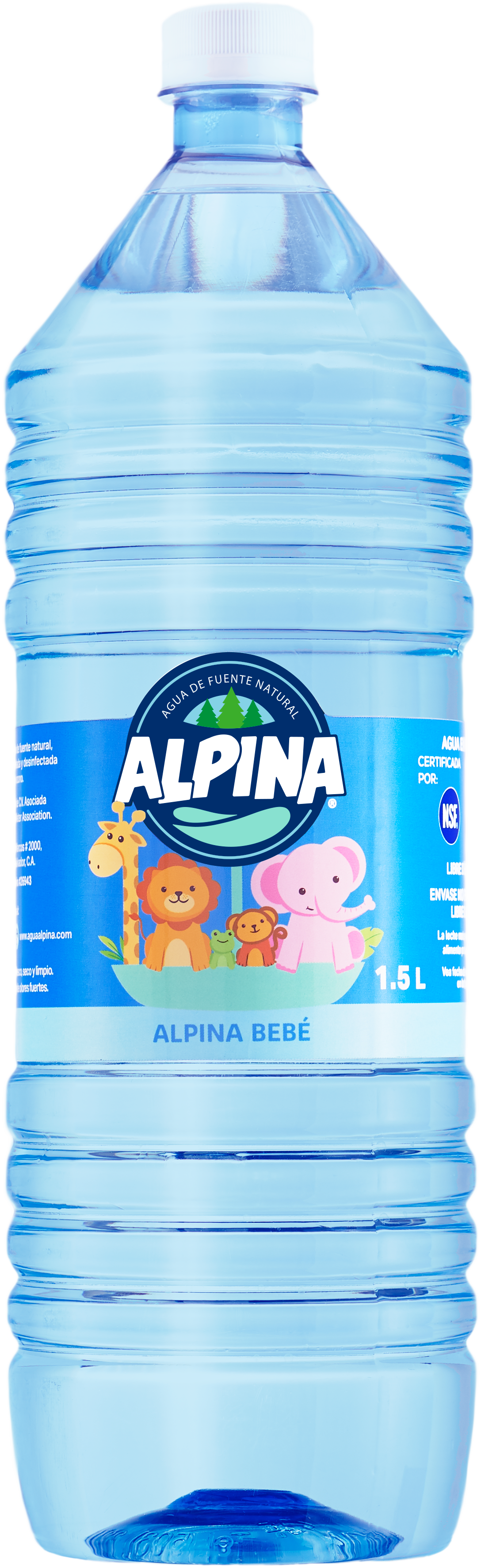 agua embotellada el salvador 1.50 Litros Bebé bebealpina